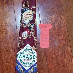 Mens Novelty Tobasco Tie with Recipe